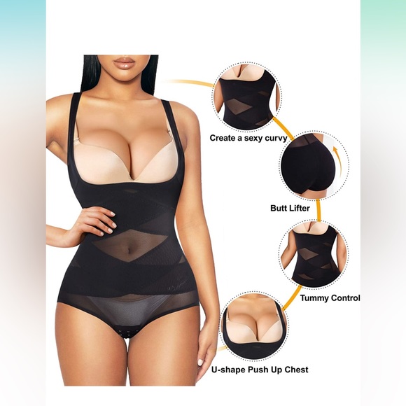 🆕 Tummy Control Butt Lifter Panty Hi-Waist Trainer Stomach Body Shaper - Picture 4 of 4